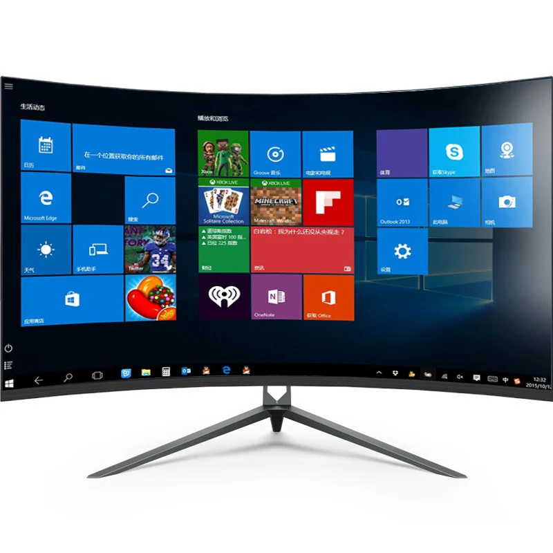 32 Inch Curved  2k LED Gaming Monitor 144hz 1ms No Bezel with Speaker