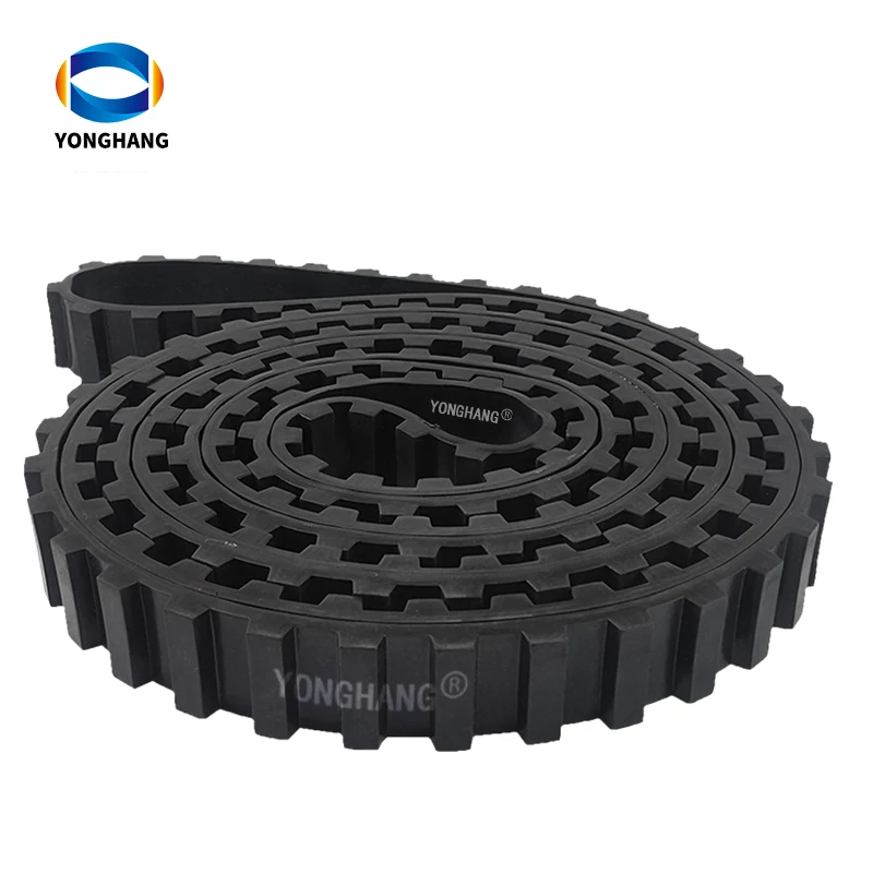 Custom Transmission Cable Puller Caterpillar Belt Drive Rubber Flat Street Sweeper Elevator