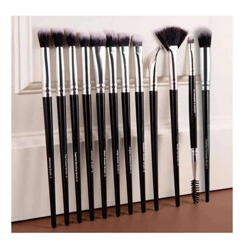 Brush Cosmetics Eye Shadow Brush Set 12pcs  Foundation Eyeshadow Make Up Brush Set Makeup Custom Eye