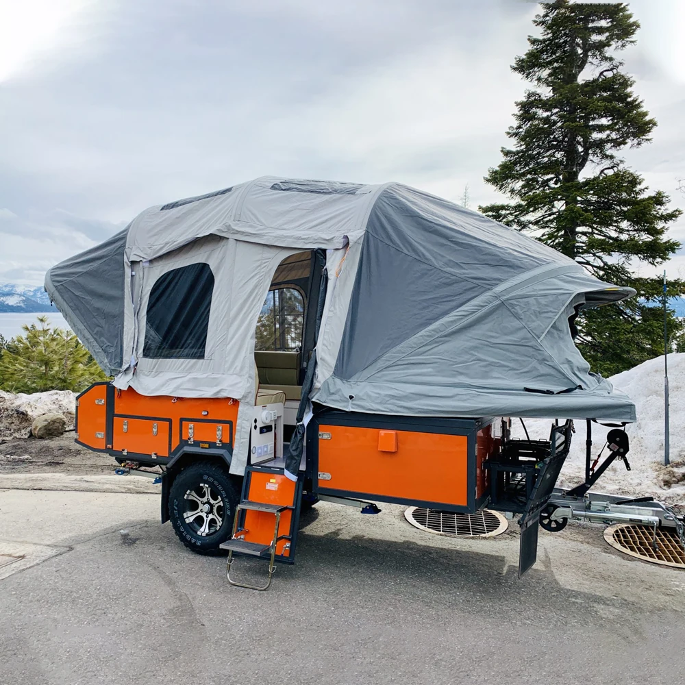 Opus Blow up Pop up Camper Trailer with Inflatable Awning