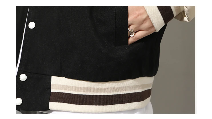 Men's Baseball Uniform Jacket Long-sleeved Embroidered Autumn_voghion.com