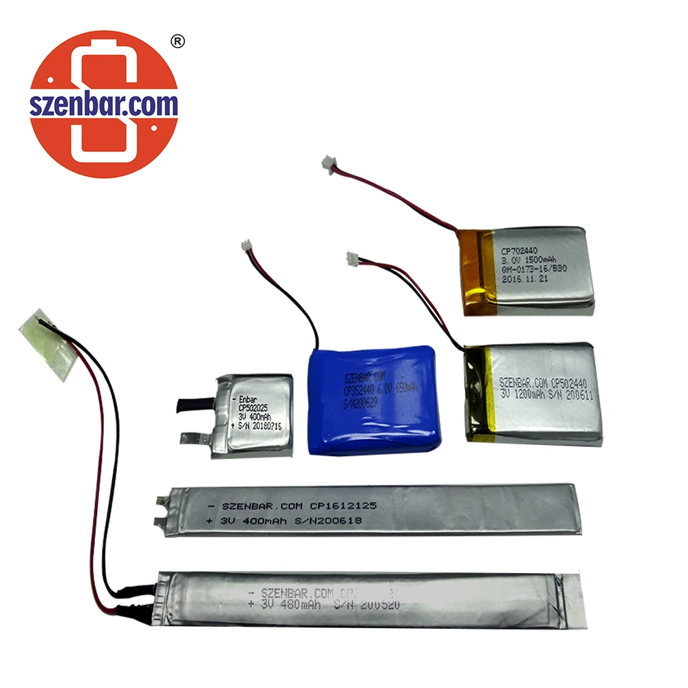 Enbar CP502440 3v 1200mAh Primary Lithium Manganese Dioxide Thin Cell