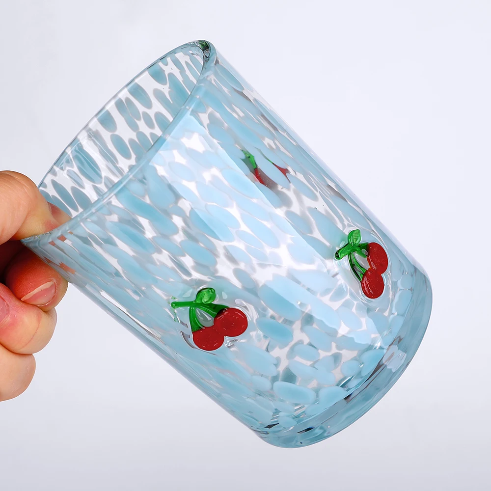 Personalised Drinking Confetti Water Blue Highball Glasses Cocktail Tumbler Glass Cup logo Kristall