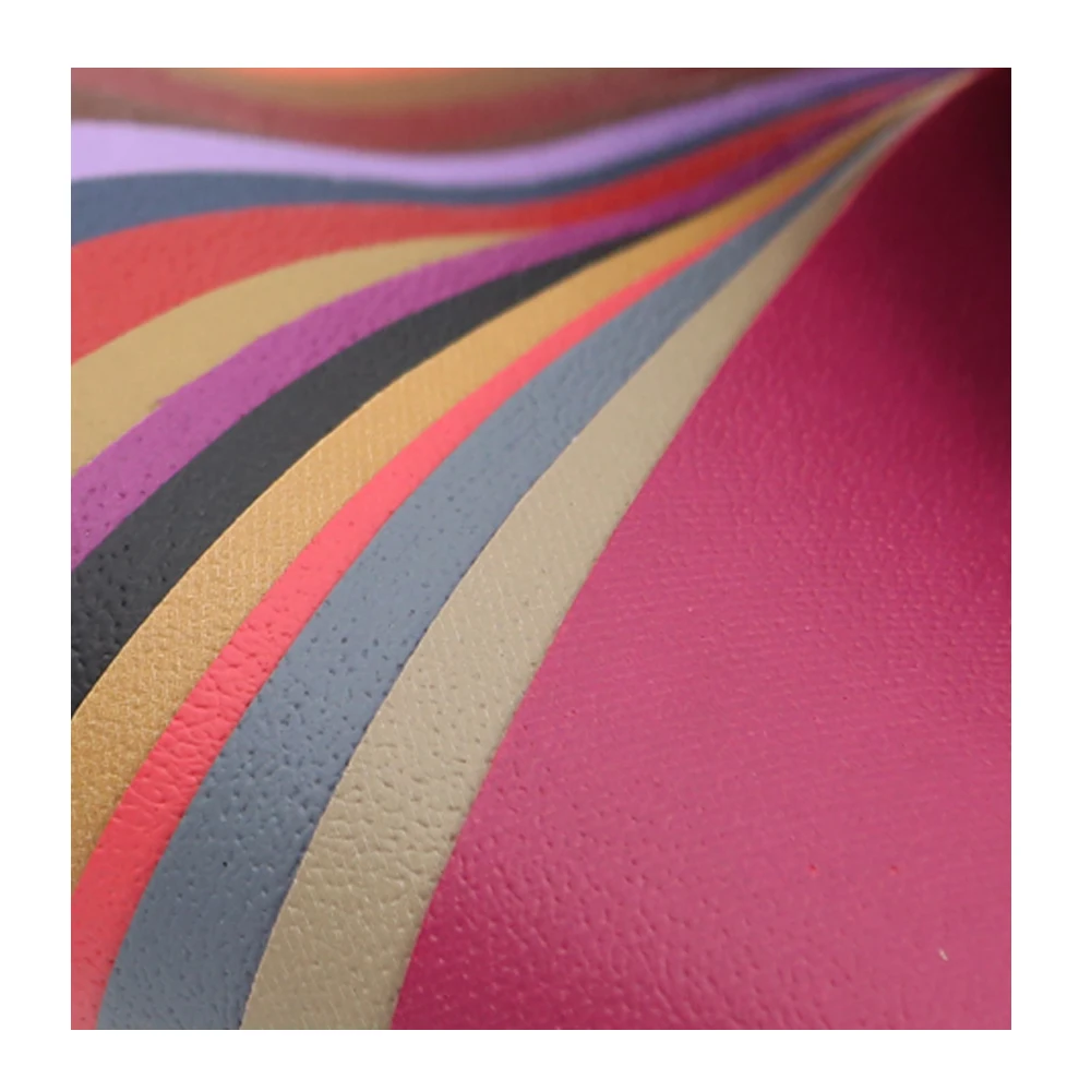 Faux Leather Polyurethane Textile Embossed Fabric Raw Material PU Synthetic Pig Skin for Shoe Lining Material
