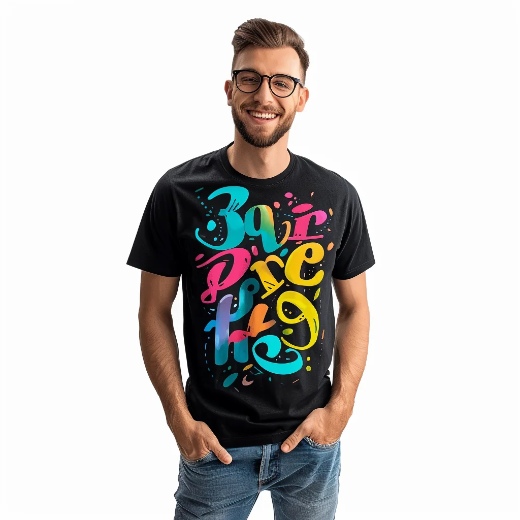 China Factory Premium Quality Custom Screen Print 96 Cotton 4 Elastane T Shirt