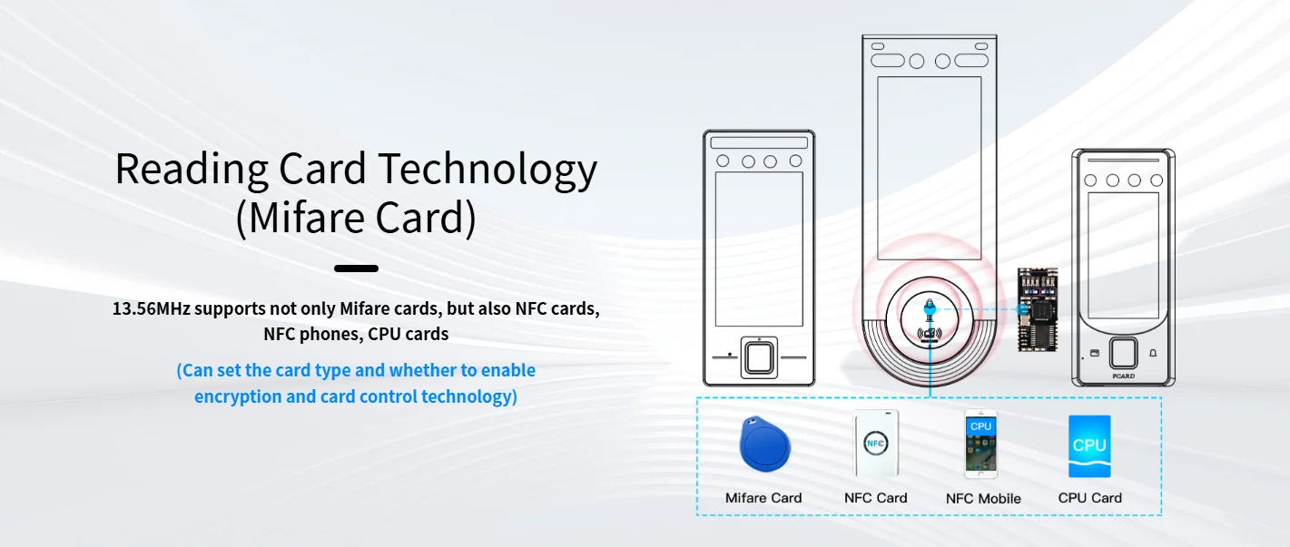 Biometric 3D Facial Recognition Access Control System Time and ...