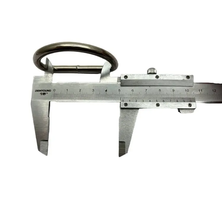 53*30mm Best Quality Welded D Ring Handbag Bag Hardware Accessories Bag Buckle Factory Price Nickle Plated D Rings for Collars