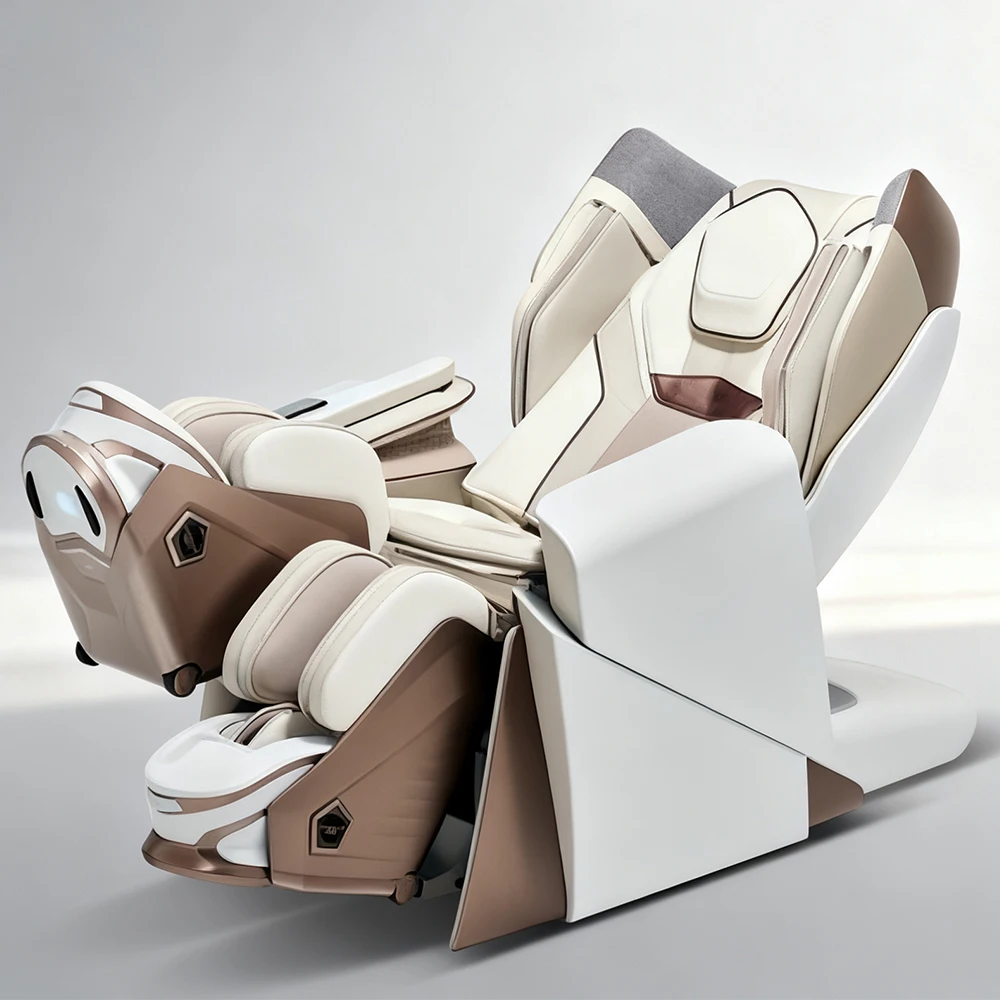 2025 Luxury Home Use OEM Electric High End Shiatsu Thai Stretching 4D Robotic Zero Gravity Full Body Massage Chair