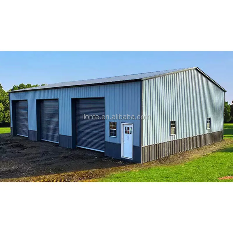 Workshop Steel Structure Industrial Shed Function Hall Design 20x20 Church  Steel Structure Price Light Weight Building