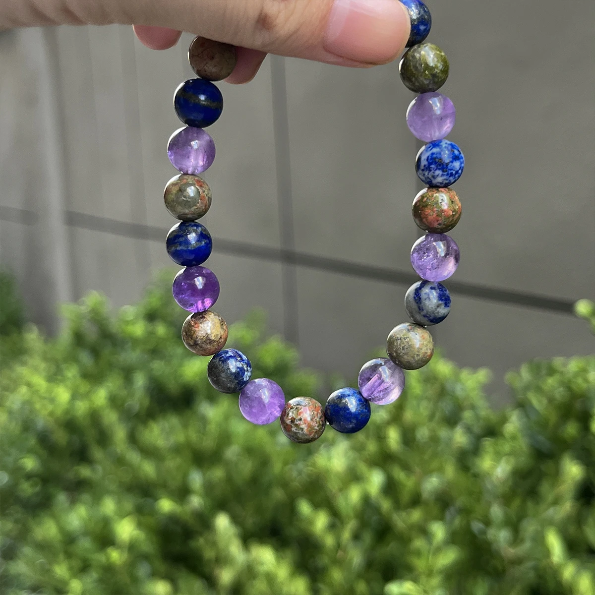 AAAAA Positive Energy Healing Crystals for Mental Health Natural Stone Amethyst Relieve Stress Anxiety Bracelet for Women Men