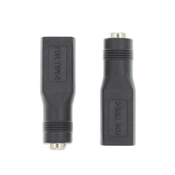 USB C Female to DC5521 Power Jack Adapter