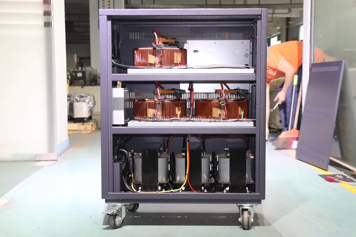 AVR 60KVA Three Phase Servo Motor Automatic Voltage Stabilizer