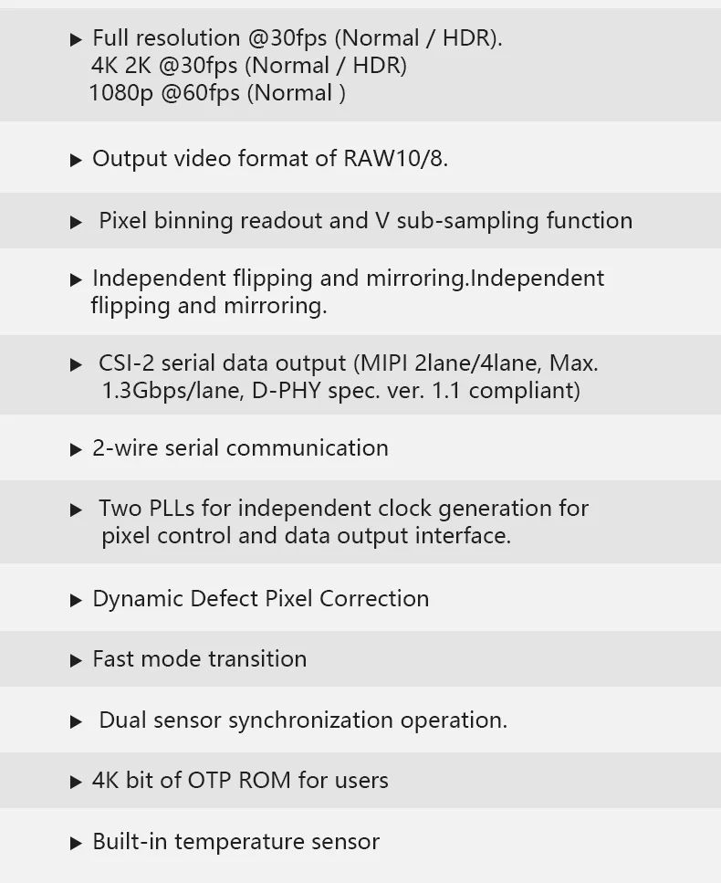 DGZX IMX258 4K HDR Mini Camera 13MP Mobile Terminal Digital Zoom Lens Module Mipi Small DIY Cam Recorder插图2