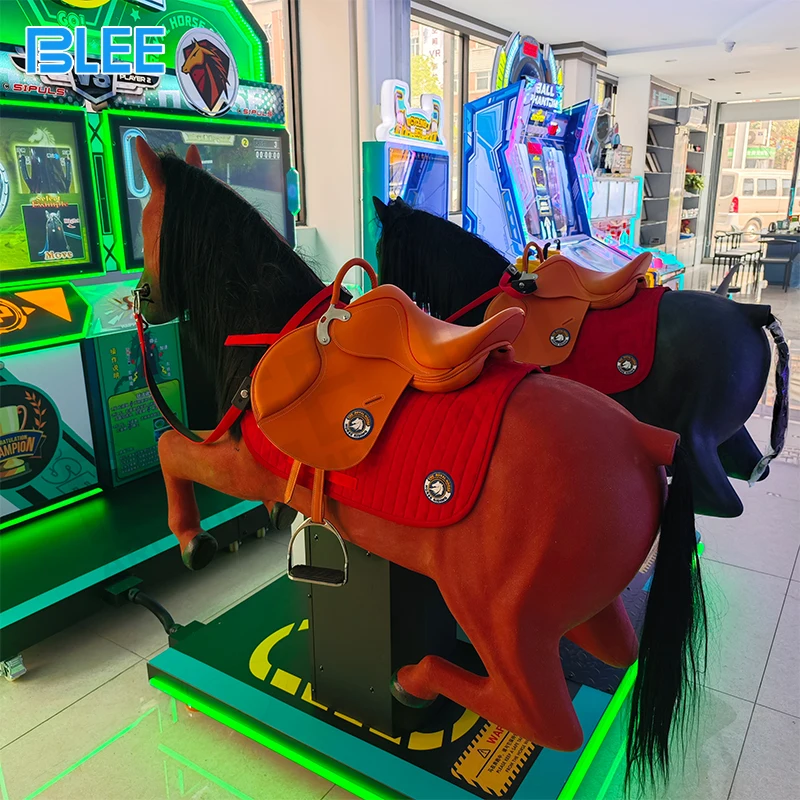 2 Players Sports Electric Horse Racing Game Machine Coin Operated ...