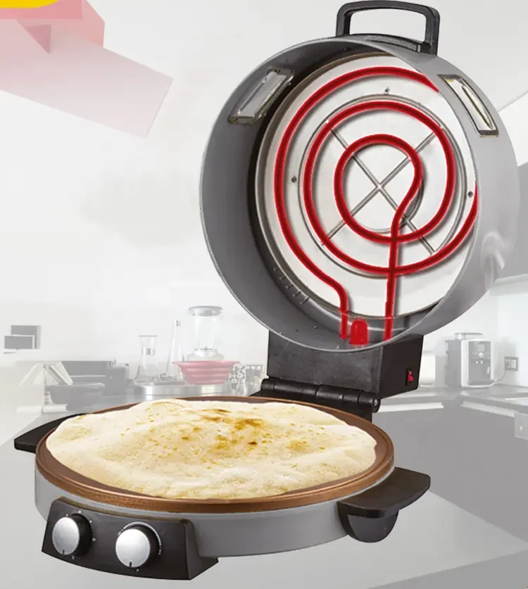2800w Adjustable Temperature Homeuse Automatic Rotimatic Electric Arabic Bread Maker With Timer