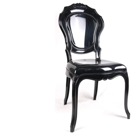 Black store acrylic chair