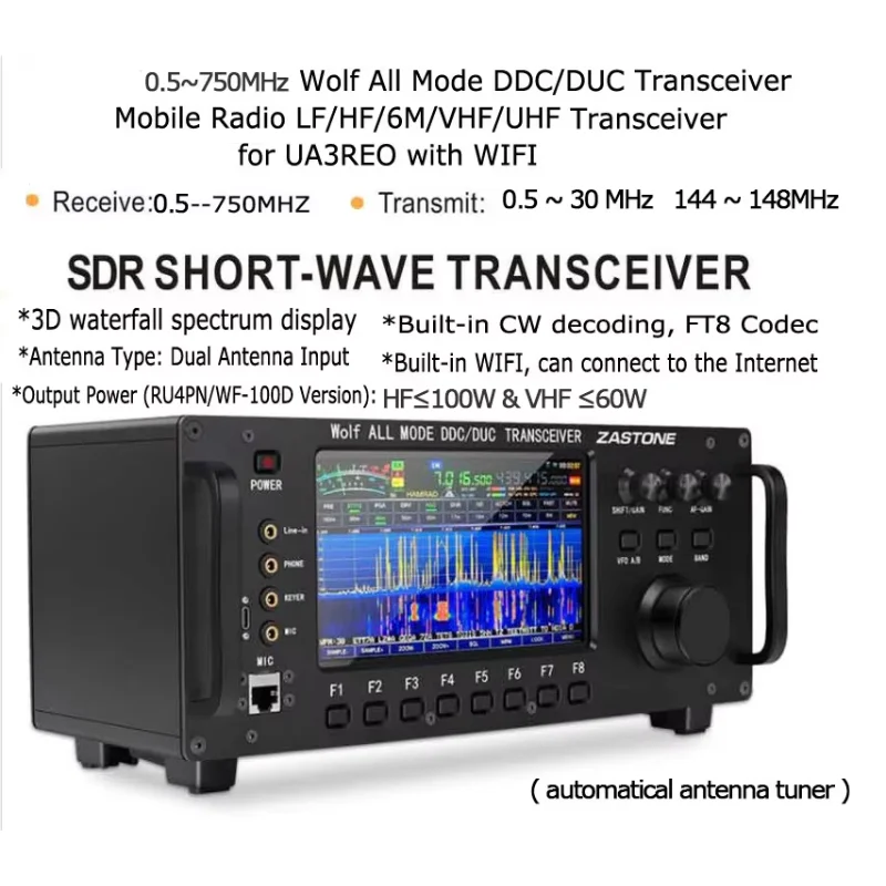ZASTONE ZT7500 SDR Transceiver - Versatile and Powerful Radio