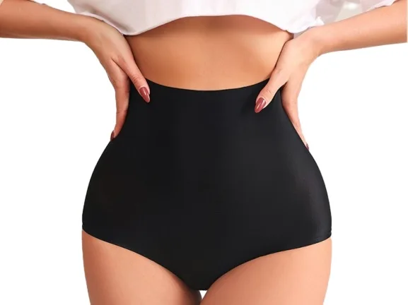 Plus-Size High-Waist Period Brief construction and fit reference