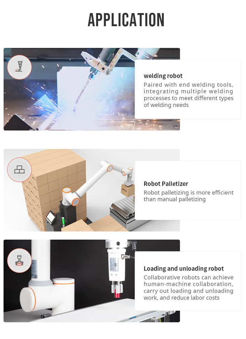Rayman FR3 FR5 FR10 FR16 6 Axis Welding Cobot Robot