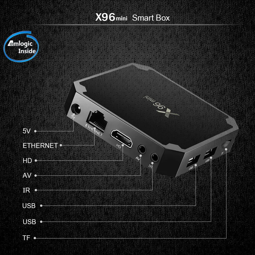 Free Moving Decoder Kodi  Internet Tv Set Top Box X96 Mini Streaming Media Player Ott 4k Hd Smart Android Tv Box