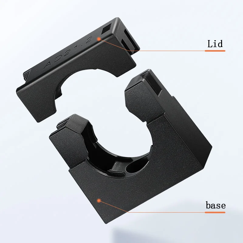 Nylon Pipe Clamp Mounting Square Brackets for Plastic Conduit