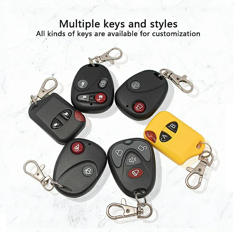2 Keys Universal Gate Garage Door Opener Duplicate Gate Remote Control