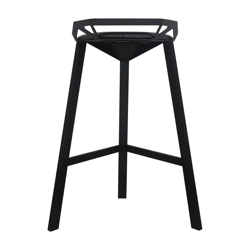 Скандинавский металлический барный стул, высокий стул для магазина напитков