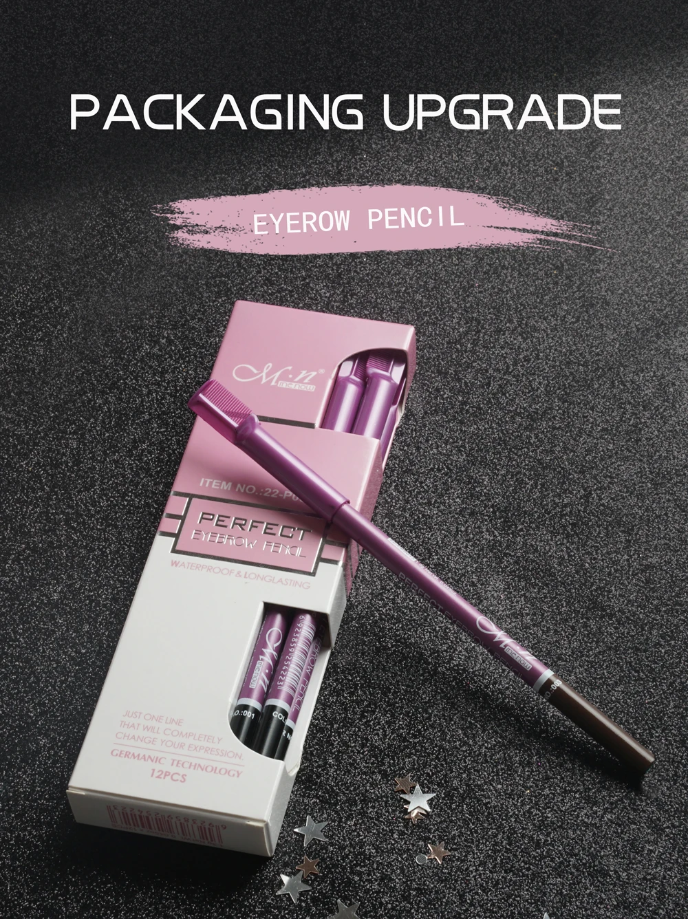 Menow P09013 хорошее качество водонепроницаемый карандаш для бровей с кисточкой химический