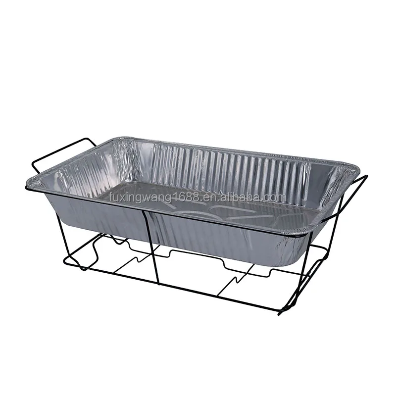 Outdoor Party Wire Chafing Dish Rack Stand Buffet Set Disposable Full