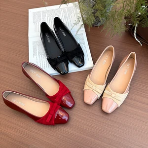 Wholesale Women's Casual Flat Shoes Lightweight Ballet Flats Comfortable Slip-On Ballerina Summer Spring Fashion Trend