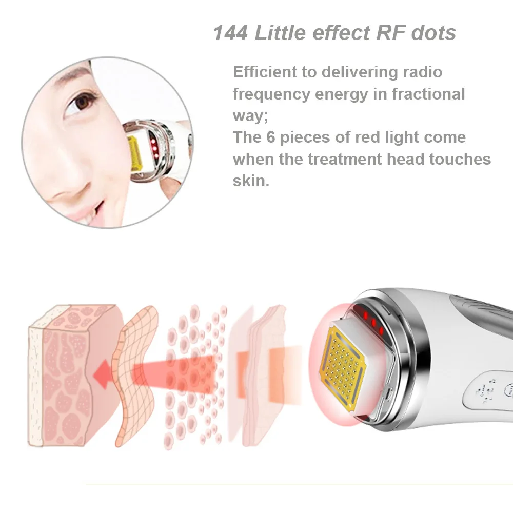 Dot Matrix Handheld Waterproof Skin Tightening Rejuvenation Wrinkle Removal Face Care Device