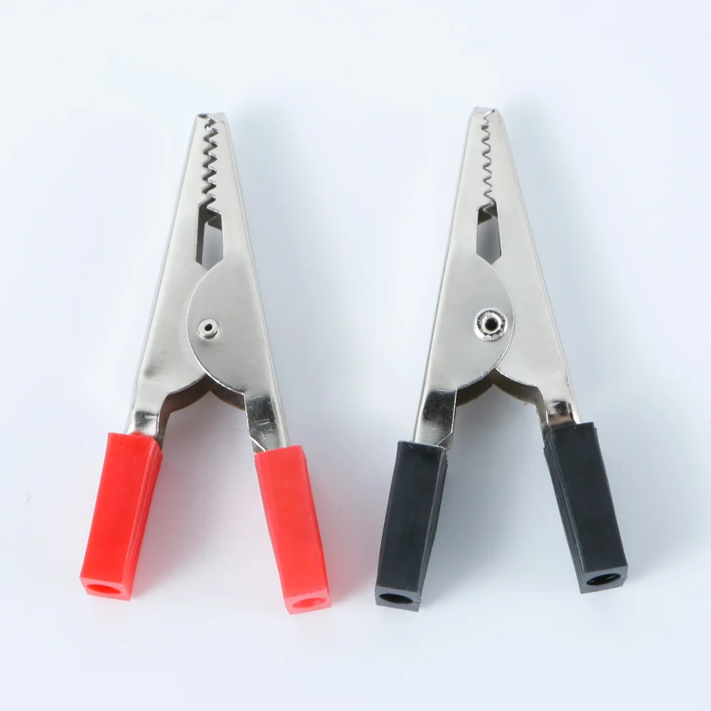 Оригинальные заводские изолированные ПВХ сапоги зажимы для батареи аллигатора Испытательного Прибора