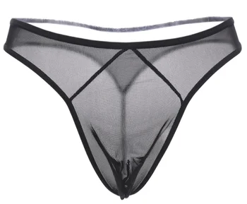 Men Sexy Transparent G String Sexy Thong Men Mesh Underwear - Buy Men ...