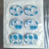 6pcs-Blue pattern