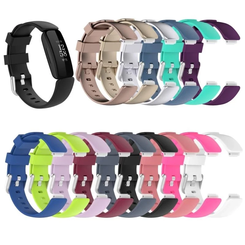 High Quality Offical Style ACE3 Loop Strap Bracelet Wristband Accessories for Fitbit Inspire 2 Sport Silicone Watch Band