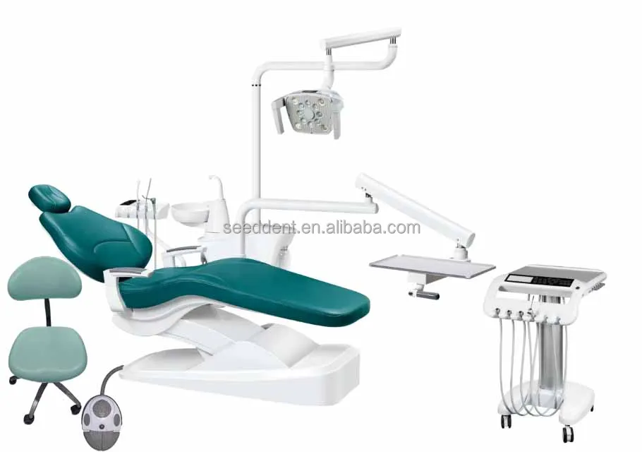 2023 Foshan Hot Sell Luxury Dental Chair With Mobile Tool Tray Dental