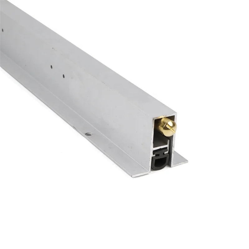Timber Entrance Doors Automatic Drop Seals Slot Position Aluminum Door Bottom Seal
