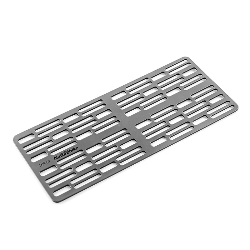 Naturvandring utendørs camping Picnic Tools Servise BBQ grillplate titanium grillplate