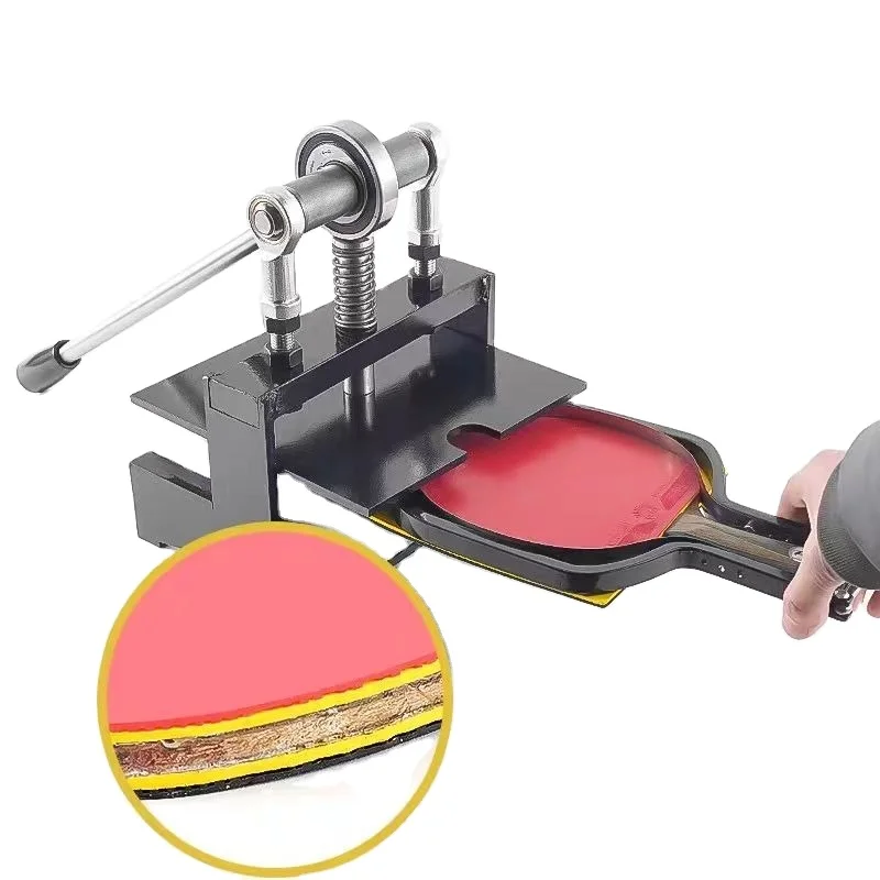 Professional Manual Table Tennis Anti-Rubber Cutting Machine with Equipment and Cutting Tools for Cutting Rubber