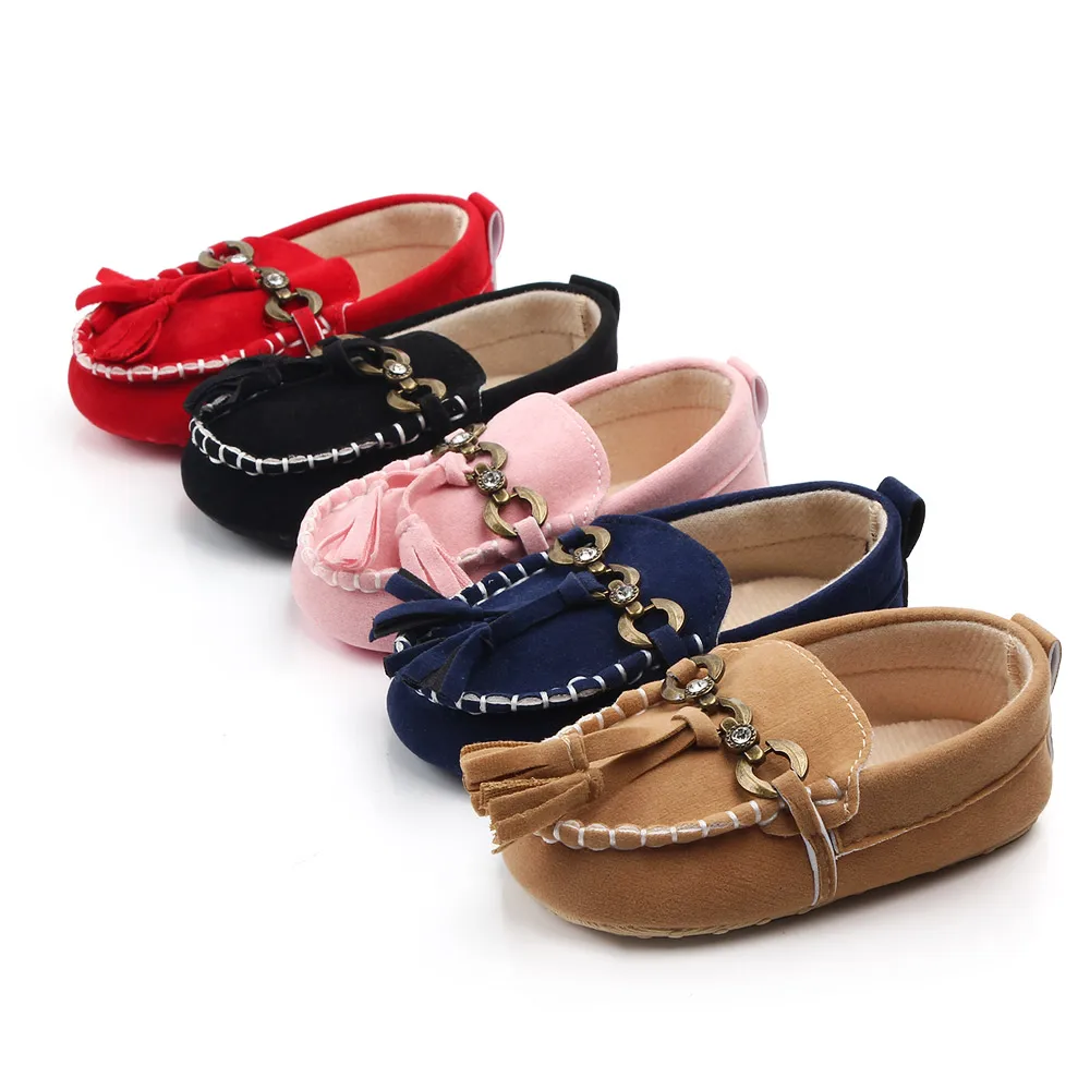 New Anti-slip Handmade Baby Loafers Infant Toddler Boys Girls Prewalker Moccasin Shoes From m.alibaba.com