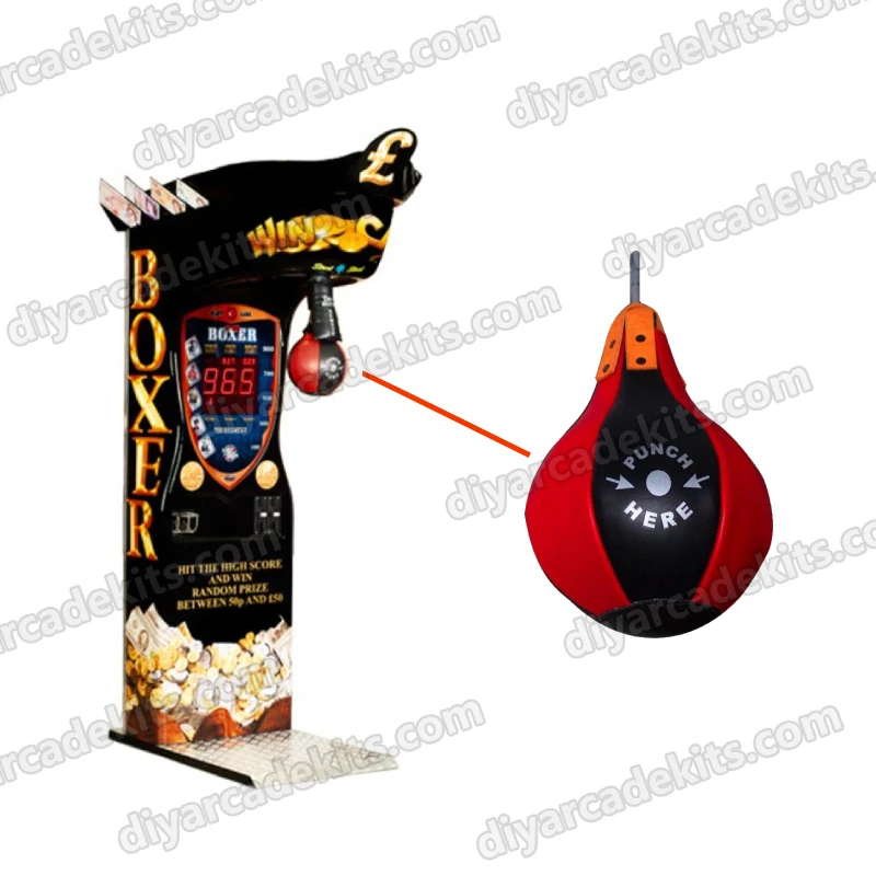 Wholesale Custom Speed Ball Arcade Boxing Punching Parts Coin Operated Electronic Boxing Game Machine Leather Boxing Ball