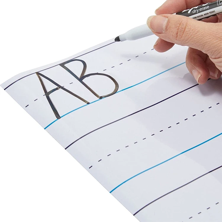 Giant Large Size Handwriting Practice Magnetic Graph Paper for Kids Preschool Writing Letters Words