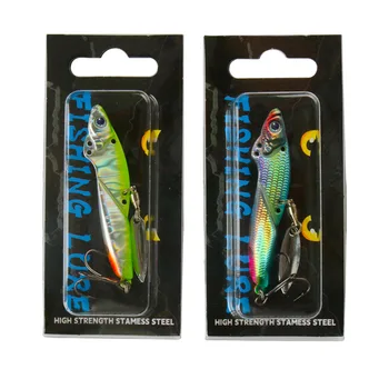Hammaz Cheetah Iron Plate Lead-coated Copper Far-cast Artificial Hard Bait Hooks Tremor Rotating Sequins Cushion Bass Luya Bait – Hard Lure – view 2