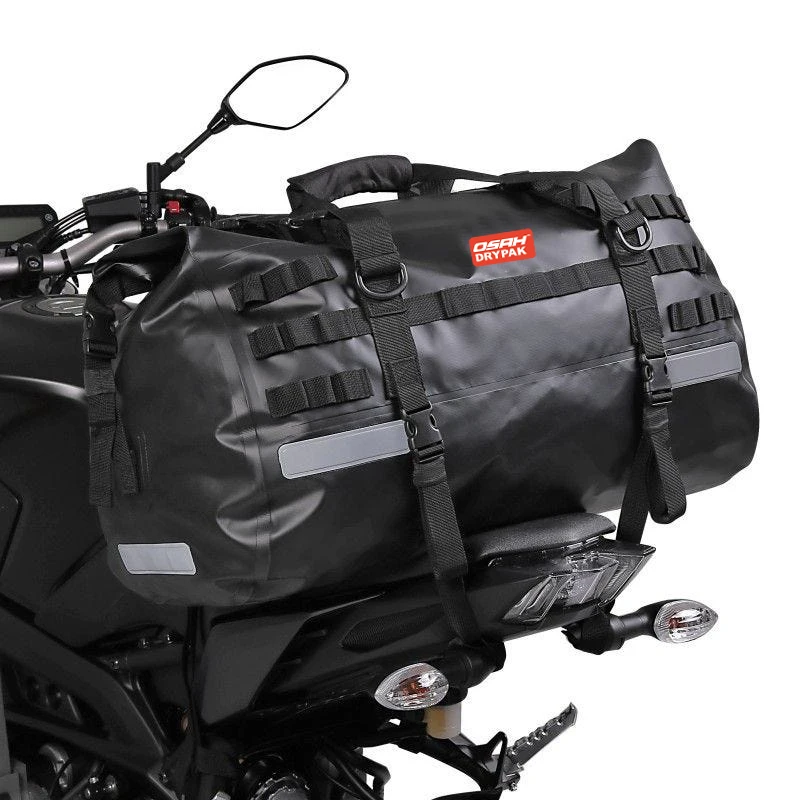 Ipx6 Roll Top Pvc Waterproof Motorcycle Dry Tail Duffle Bag 40l Buy