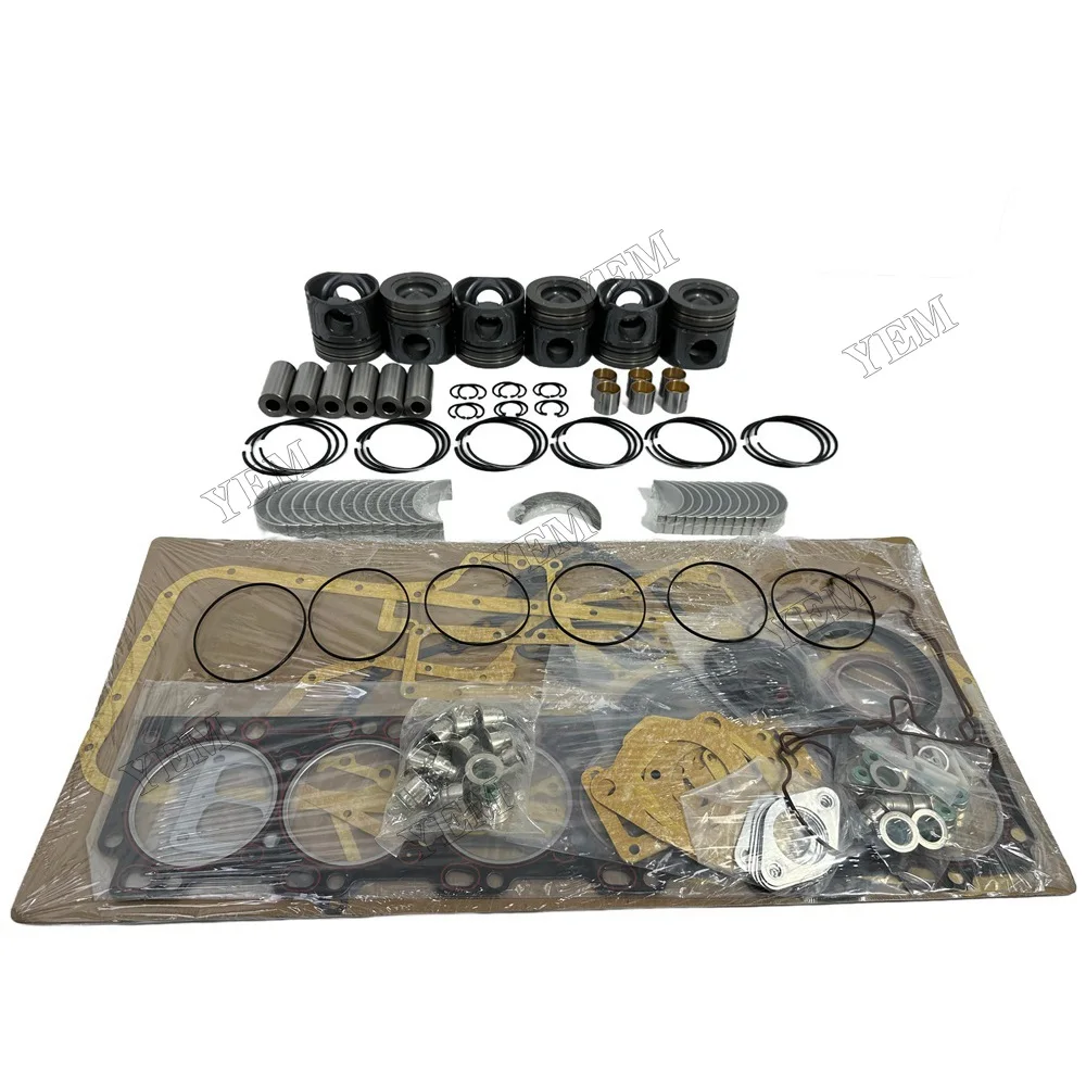 Overhaul Repair Kit With Cylinder Gasket Set Piston Rings Bearings Fit for QSL9.3 Engine Parts