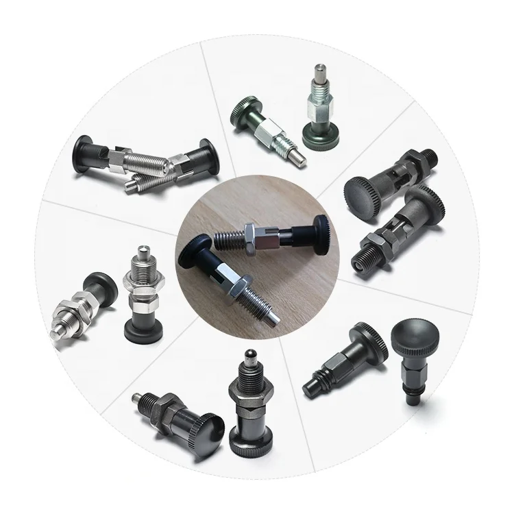 Spring Loaded Locking Pull Pin Latch Knob Index Plunger