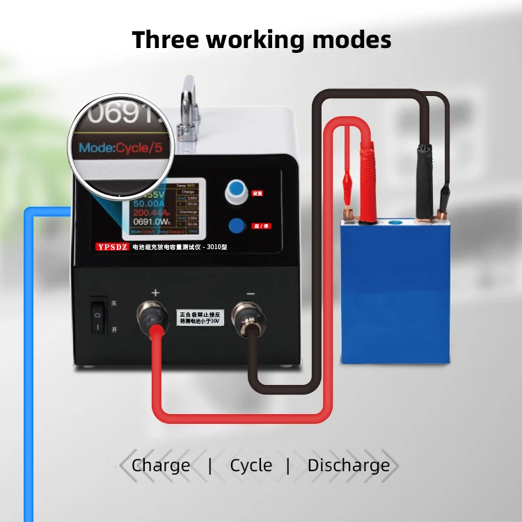 YPSDZ-3010 Discharge Load Tester Lithium Battery Repair Tools Portable Laptop Battery Repair