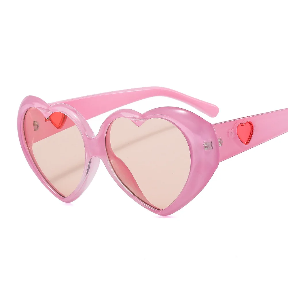 Shop Our 2023 Trendy Smart Pink Heart Shaped Sunglasses