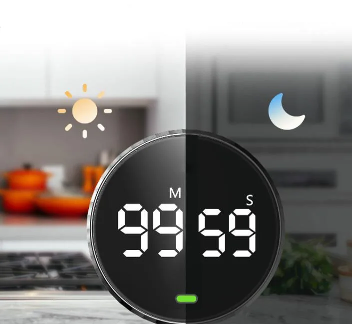 Quiet Large Digital Led Countdown Timer Kitchen Timers Buy
