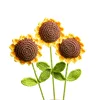 Sunflower with wire leaves